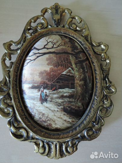 Шелкография в бронзе