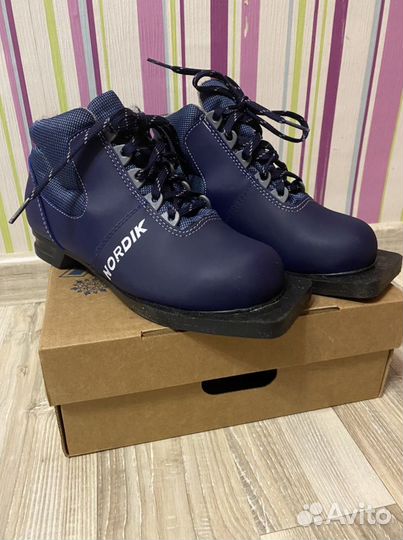 Лыжные ботинки детские 34