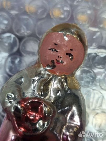 Ёлочная игрушка СССР на прищепке