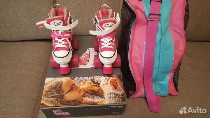Ролики hudora Rollschuh Roller Skate Pink (28-31)