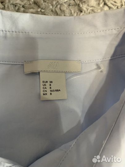 Новое платье рубашка h&m, S