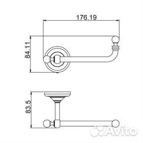 Paini 88CR051 Держатель для туалетной б