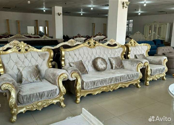 Диван и 2 кресла