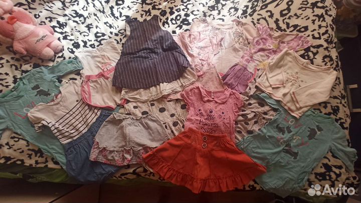 Вещи 1-2 г на девочку пакетом