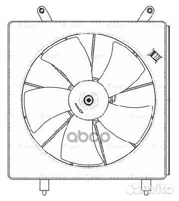 Вентилятор радиатора охлаждения honda CR-V II 0