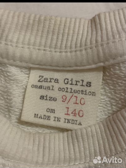 Свитшот zara для девочки