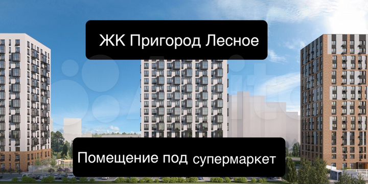 Пригород Лесное аренда под супермаркет 278.64 м²