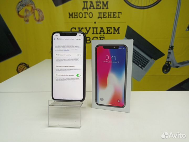 iPhone X, 256 ГБ
