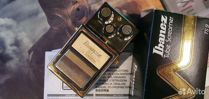 Гитарная педаль Ibanez TS 9 gold limited edition