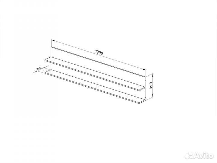 Кровать двухъярусная Толедо 1П