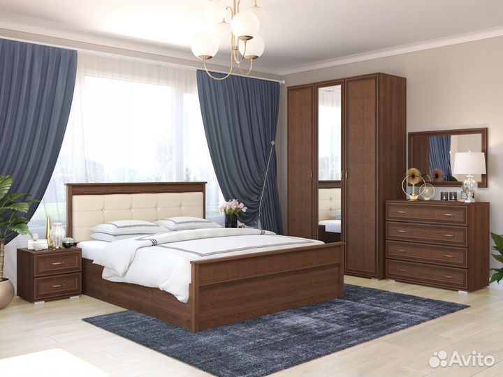 Кровать орех донской