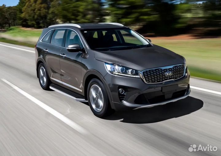Пороги подножки Kia Sorento Prime III 2017-2020