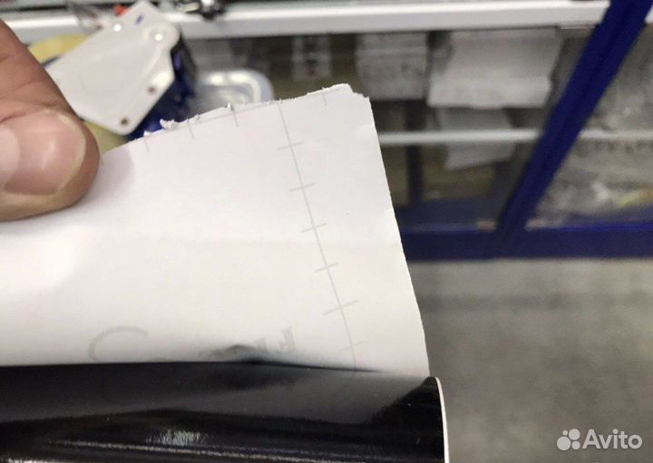 Плёнка винил чёрная глянцевая