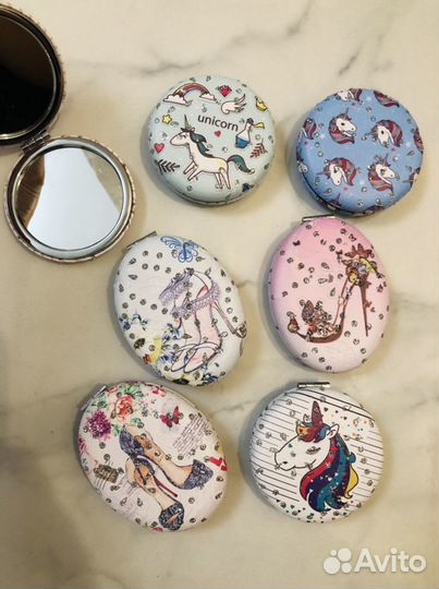 Зеркальце карманное, новое