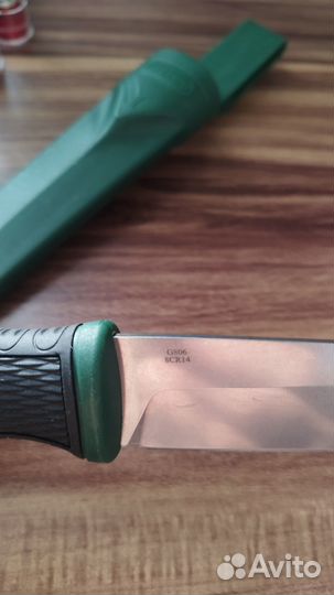 Нож Ganzo G806 черный c зеленым, G806-GB