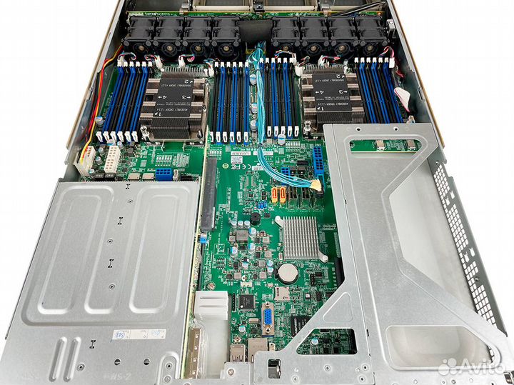 Сервер Supermicro 6019U-TR25M 2xGold 6230 32Gb