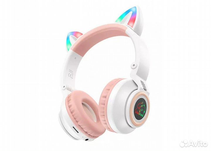 Беспроводные наушники детские с ушами