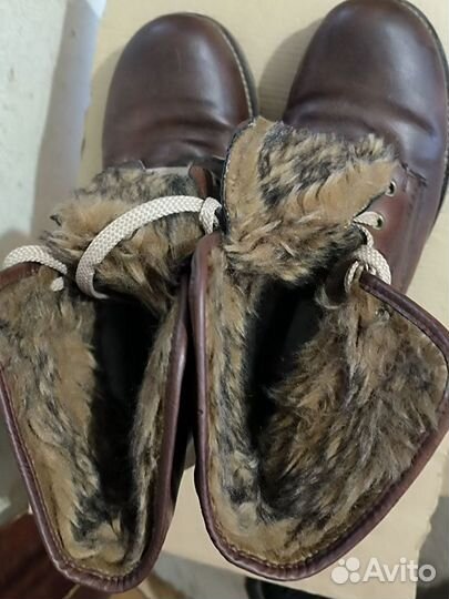 Ботинки зимние женские Rieker натуральная кожа