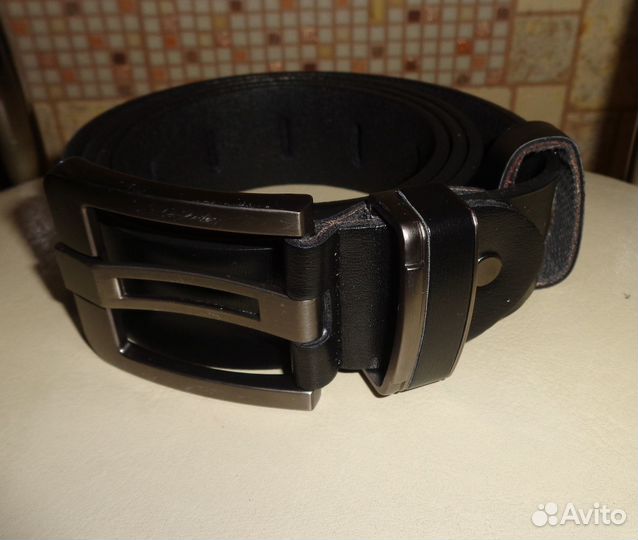 Мужской кожаный ремень