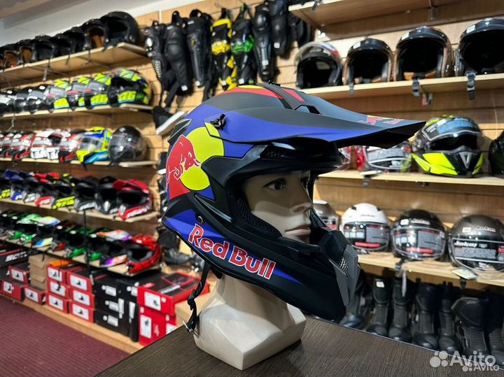 Шлем для мотокросса Red bull