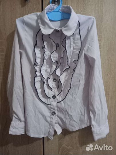 Рубашка школьная для девочки