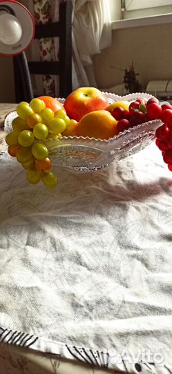 Вазы для фруктов хрусталь Гусь хрустальный