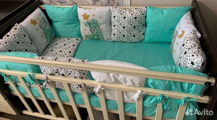 Бортики в детскую кроватку