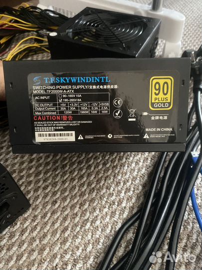Блок питания для майнинга, майнинг фермы 2000W