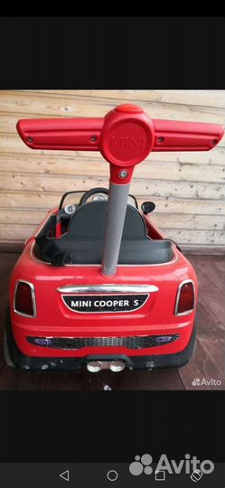 Машина каталка Mini Cooper