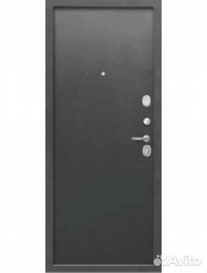 Входная дверь 7.5 см Гарда Серебро металл/металл