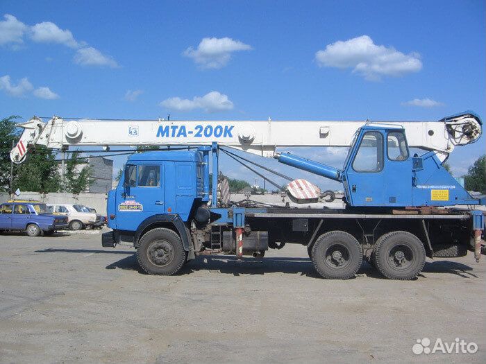 Автокран камаз мта-200