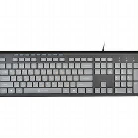 Клавиатура Оклик 480M, черный/серый