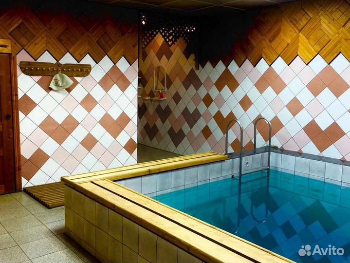 Сдаётся баня на дровах с бассейном