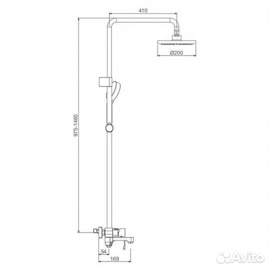 Душевая система frap Люкс G2402