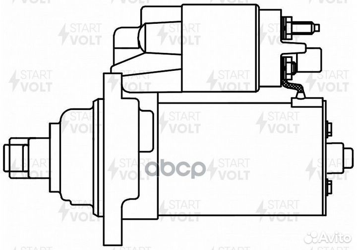 Стартер для а/м VAG Transporter T5 (03) /Transp