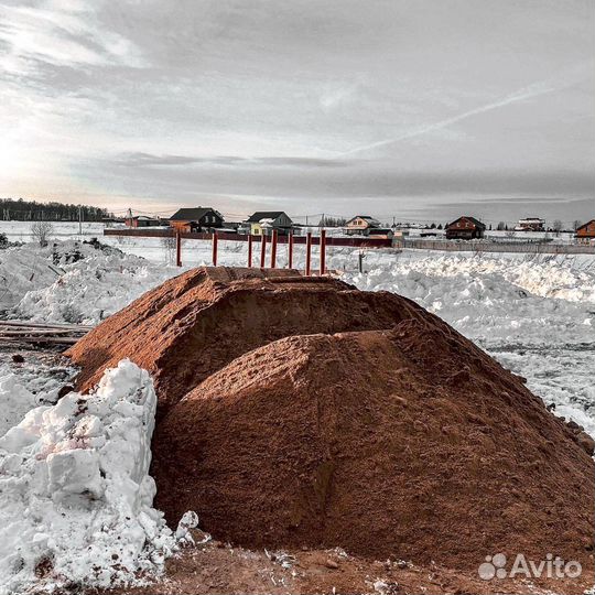 Щебень, песок