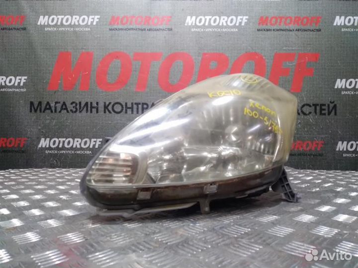 Фара левая Пассо/Бун KGC10 100-51767 ксенон А334