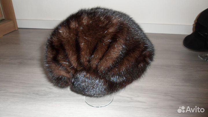 Шапка норковая женская