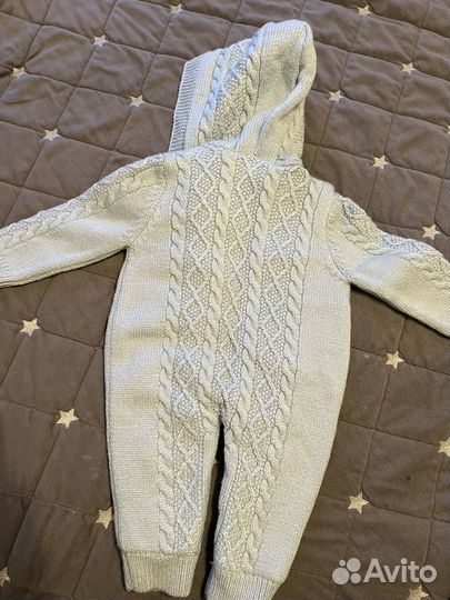 Костюм вязаный с начесом детский