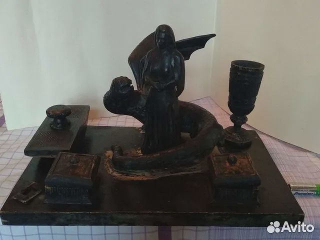 Старинный письменный прибор СССР из дерева