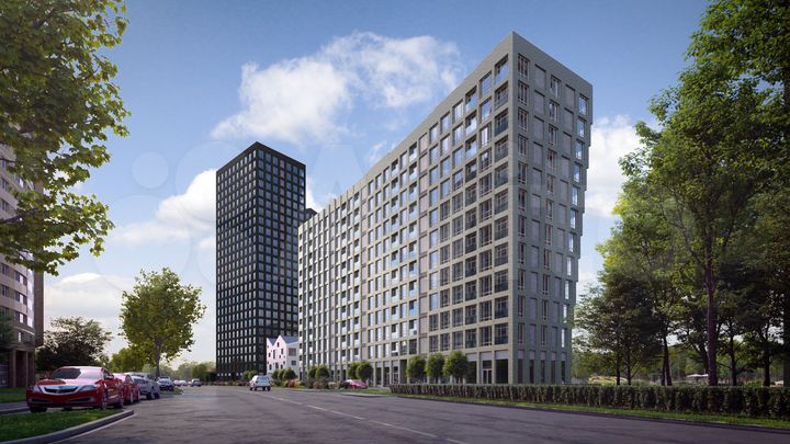 2-к. квартира, 61,9 м², 13/25 эт.