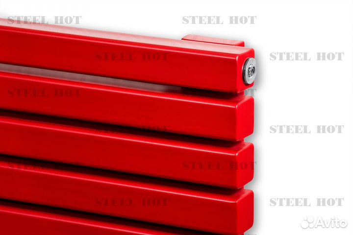 Горизонтальный радиатор отопления Steel-Hot