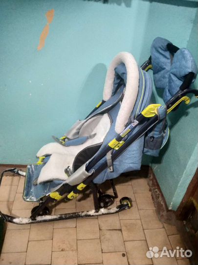 Коляска санки