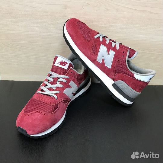 Кроссовки New Balance 574 мужские бордовые