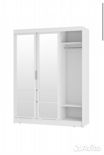 Шкаф-купе Симпл шкк-06, белый