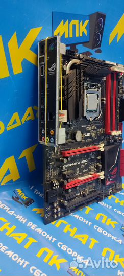 Топовая материнская плата s1150 Asus Maximus VI