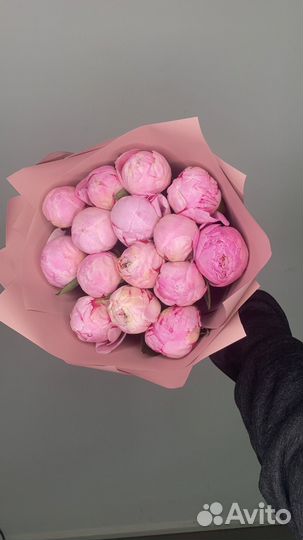 Пионы Букет пионов 7 11 15 19 21