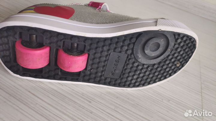 Роликовые кроссовки heelys 33 (eur) 20 см