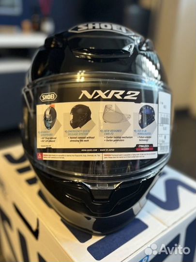 Шлем Shoei NXR 2 Black Glossy (M)