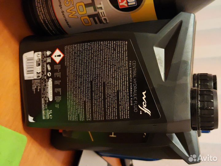 Гидравлическое масло wolf central hydraulic fluid